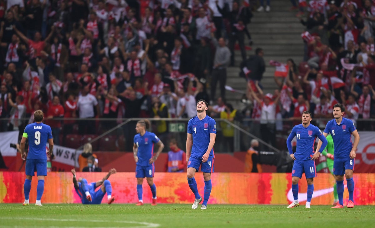 ĐT Anh "bó tay" trước Ba Lan tại vòng loại World Cup 2022